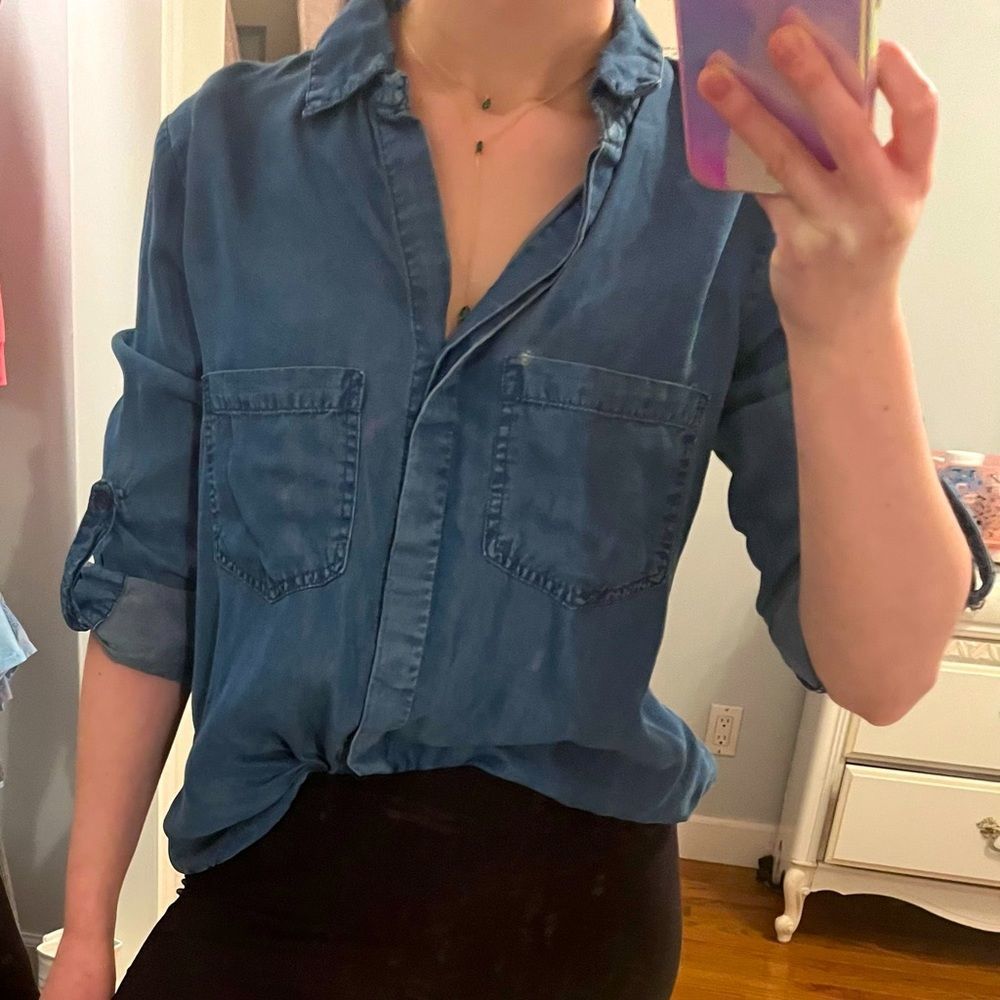 Denim top